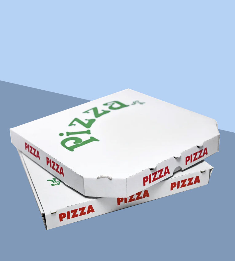 White Pizza Boxes 