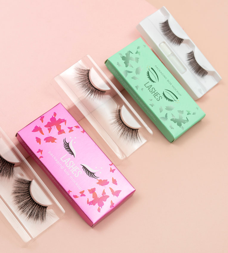 Custom Eyelashes Boxes