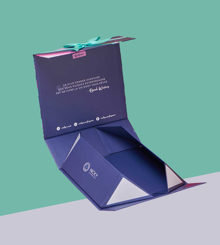 Customized collapsible rigid boxes | Custom packaging solution