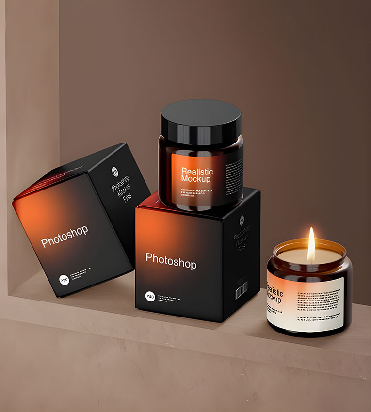 Printed Candle Packaging – Custom Packaging Boxes | USA